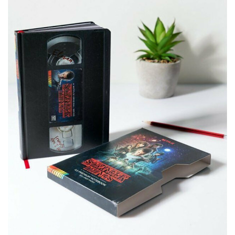 Bloco de notas A5 Premium Stranger Things VHS