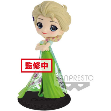 Elsa Frozen Banpresto Q Posket Disney Figura 14 cm