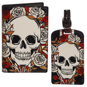 Conjunto de viagem Skull & Roses