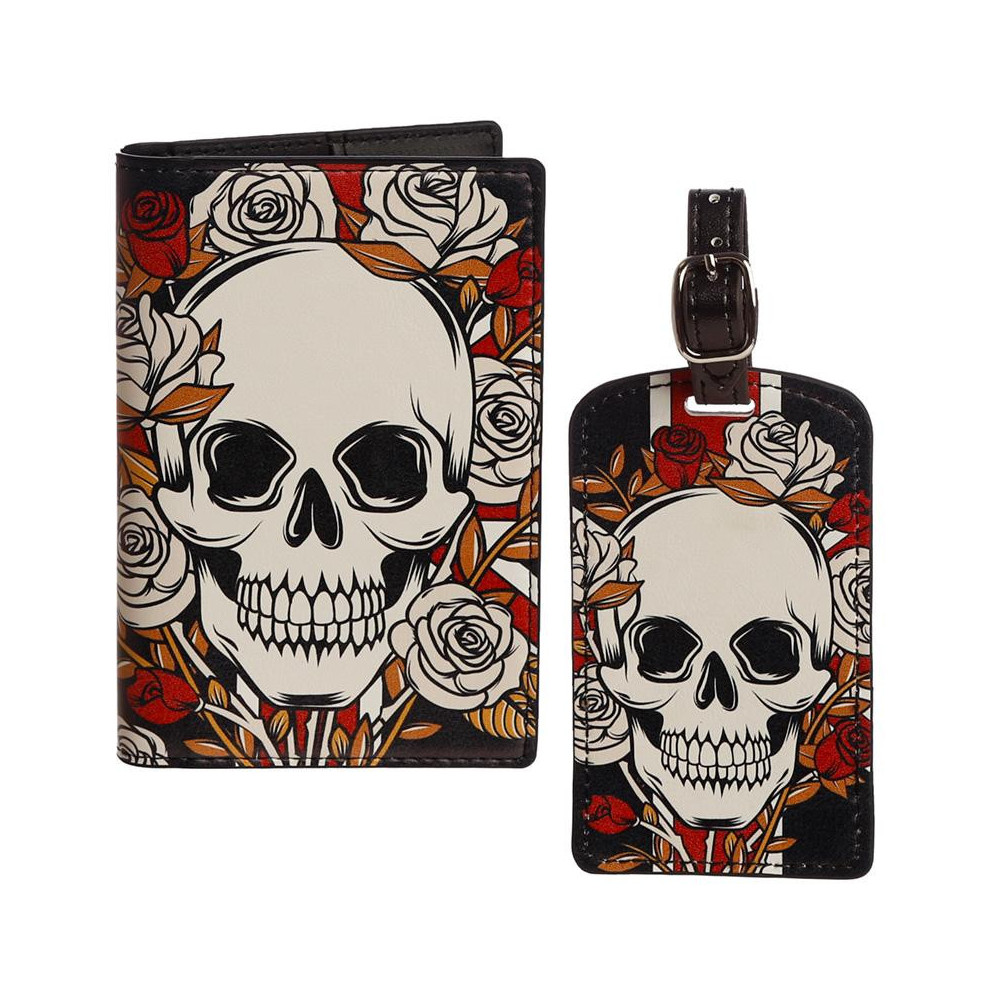 Conjunto de viagem Skull & Roses