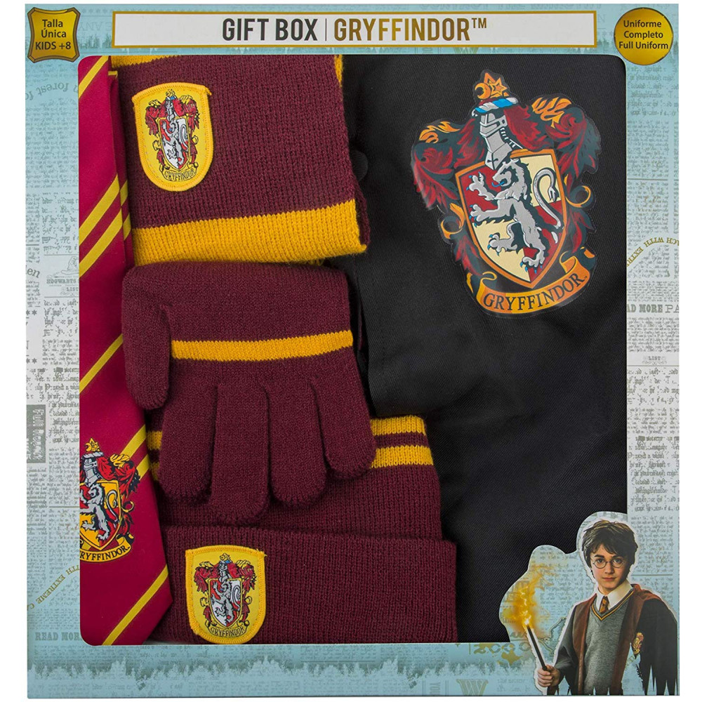 Kit de uniforme Harry Potter Gryffindor para crianças