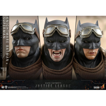 Conjunto de 2 figuras Batman e Superman Liga da Justiça Hot Toys 31 cm