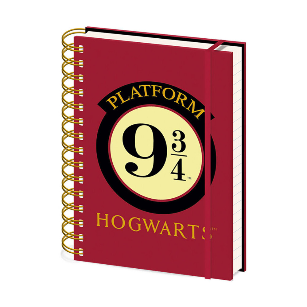 Caderno em espiral Harry Potter Plataforma 9 e 3/4