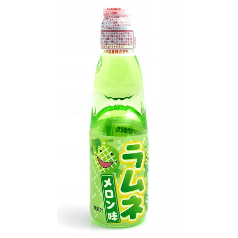 Refresco Ramune com sabor a melão 200 ml Hata-Kosen