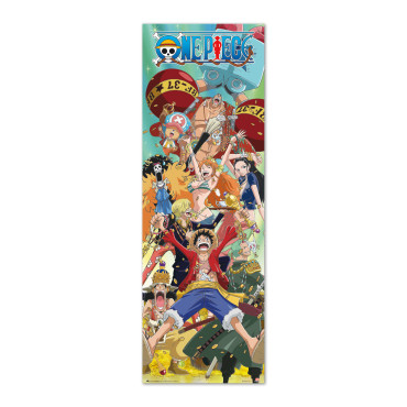 Poster porta personagens One Piece