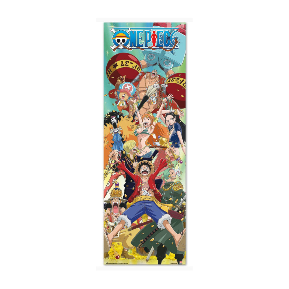 Poster porta personagens One Piece