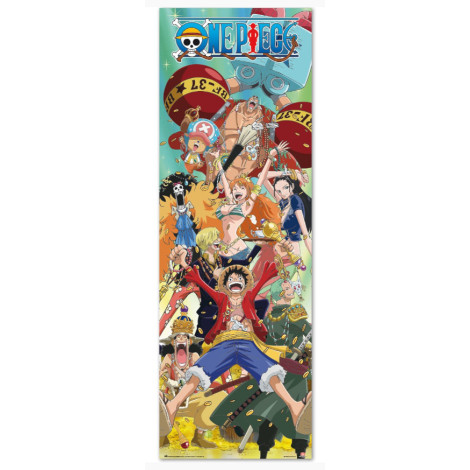 Poster porta personagens One Piece