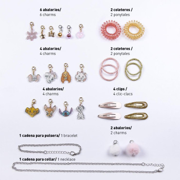 CONJUNTO DE ACESSÓRIOS DE BELEZA DISNEY 24 PEÇAS