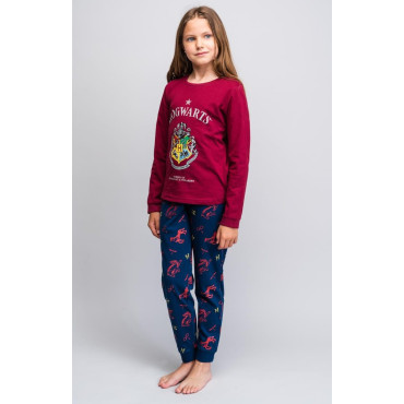 Pijama Harry Potter de Hogwarts para rapazes