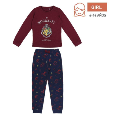 Pijama Harry Potter de Hogwarts para rapazes