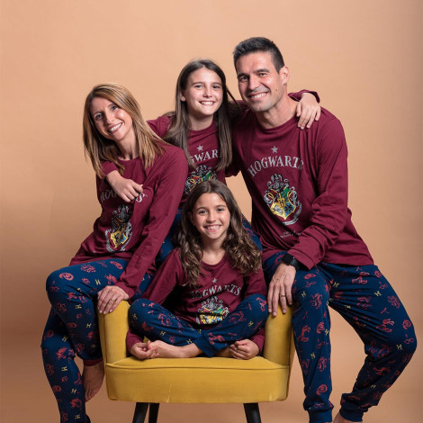 Pijama Harry Potter de Hogwarts para rapazes