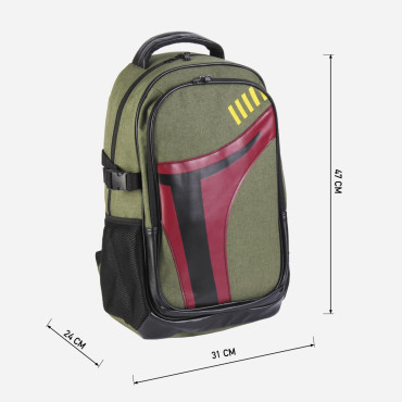 MOCHILA CASUAL VIAJE STAR WARS BOBA FETT