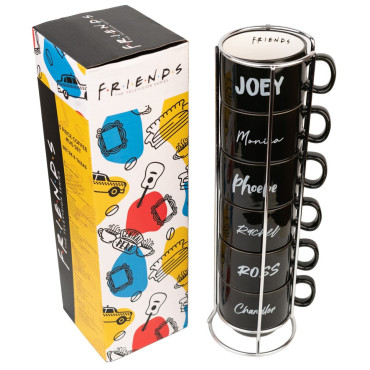 JUEGO DE 6 TAZAS FRIENDS