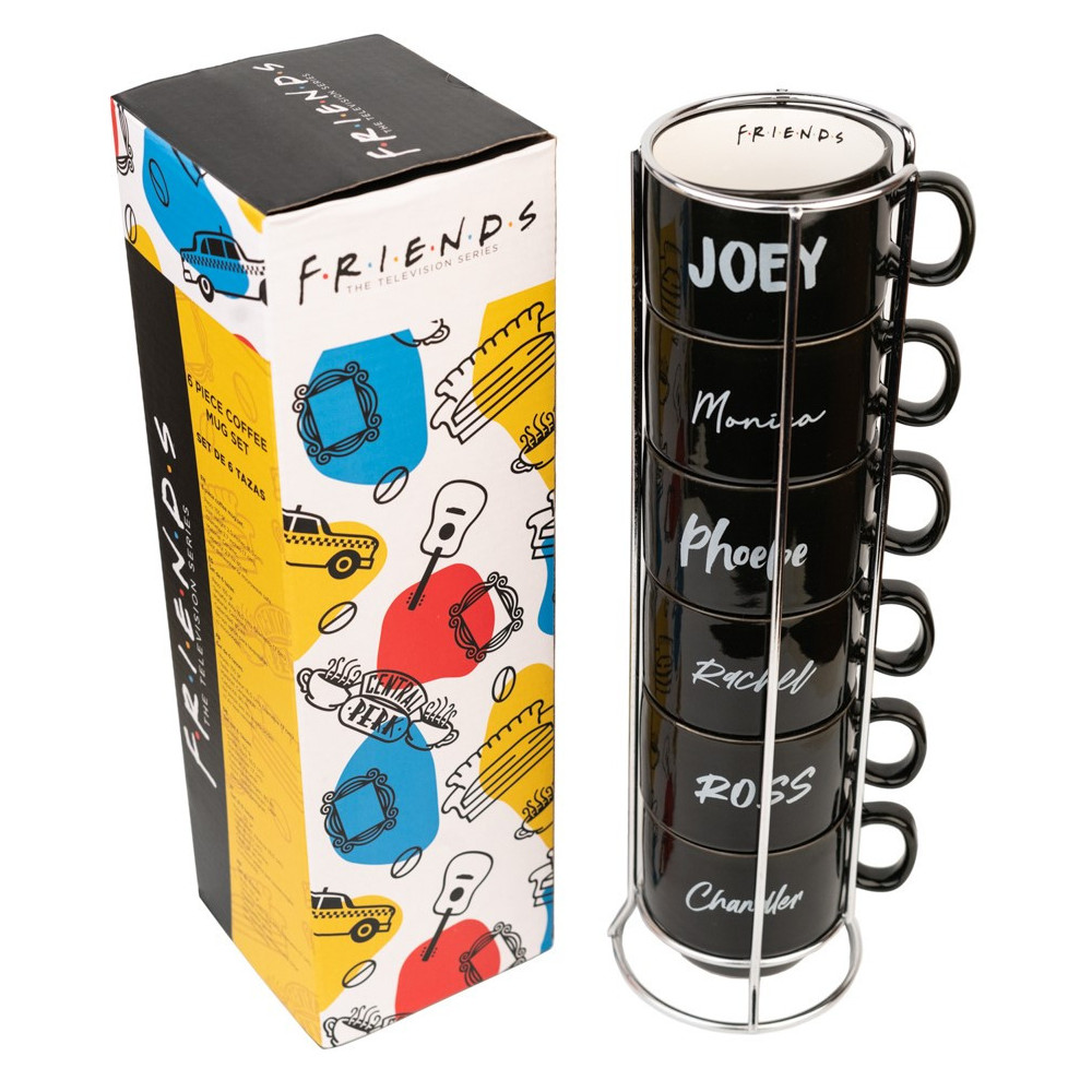 JUEGO DE 6 TAZAS FRIENDS