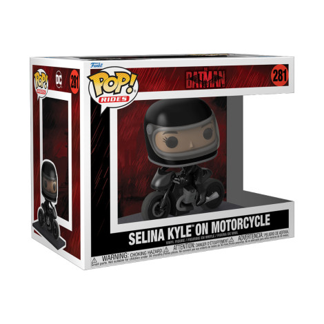 Funko Pop! Selina Kyle Mulher-Gato numa mota