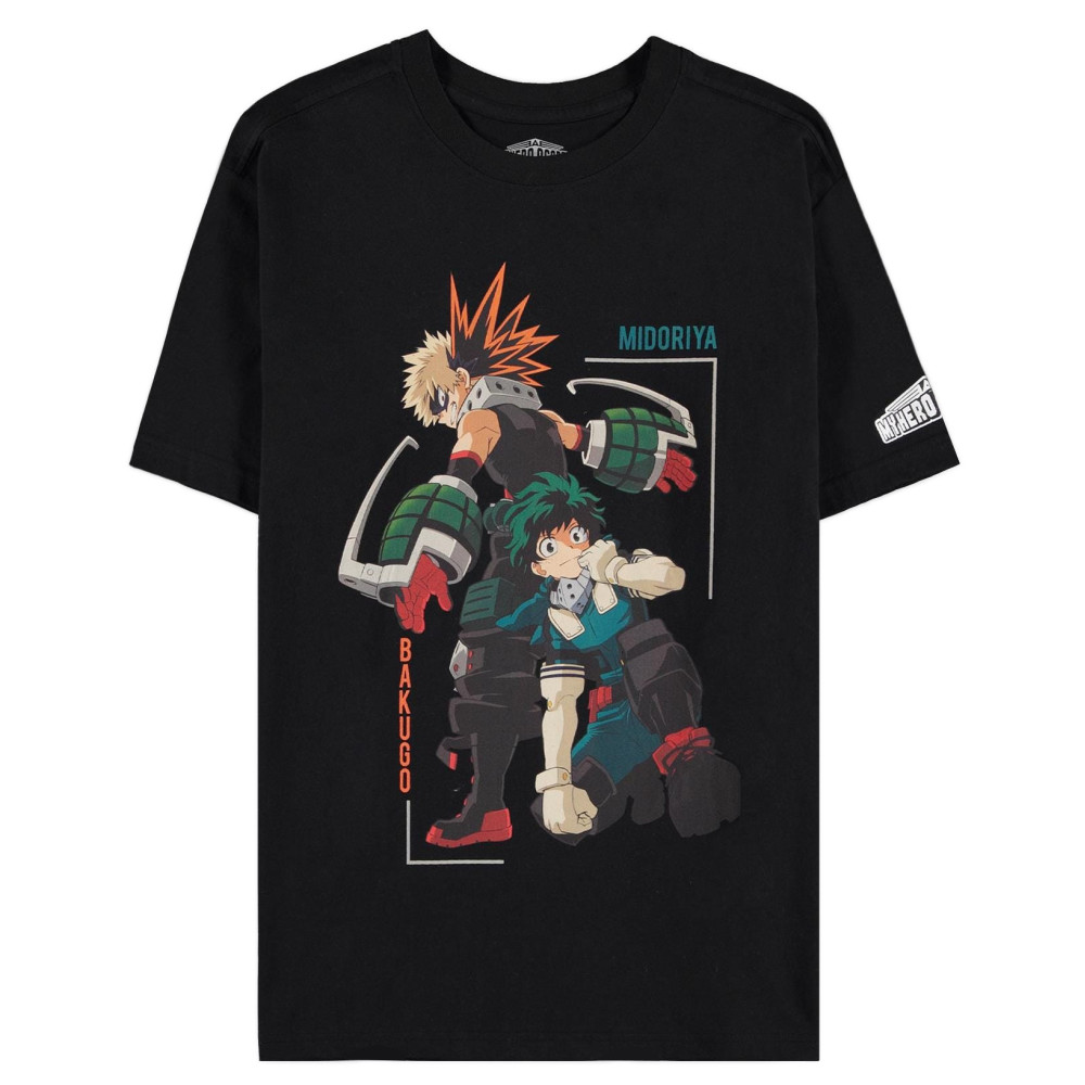 Camiseta My Hero Academia Deku e Bakugo