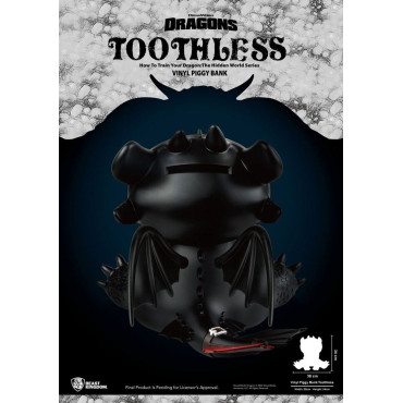 Cómo Entrenar A Tu Dragón Hucha Piggy Vinyl Toothless 34 cm