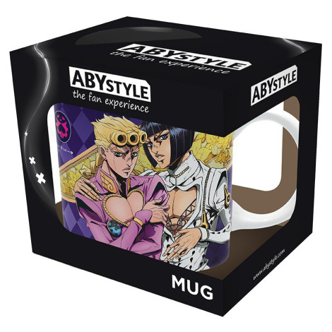 Caneca Giorno e Bruno de Jojo's Bizarre Adventure