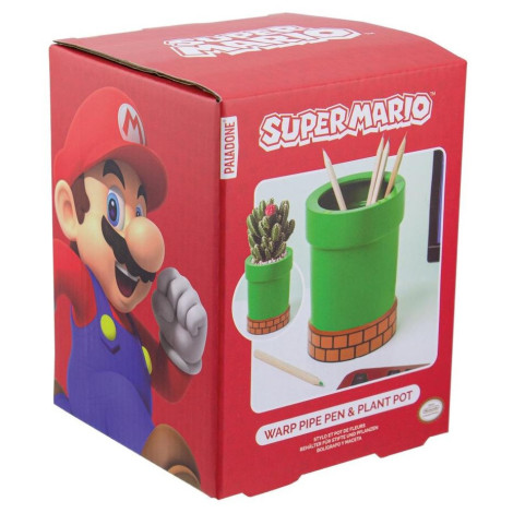 Frasco porta-lápis Super Mario 3D