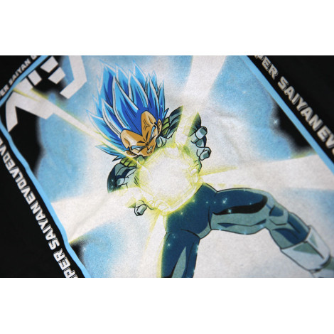 T-shirt para criança Vegeta Super Saiyan Dragon Ball