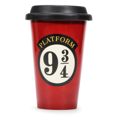 Caneca de Viagem Harry Potter Plataforma 9 e 3/4