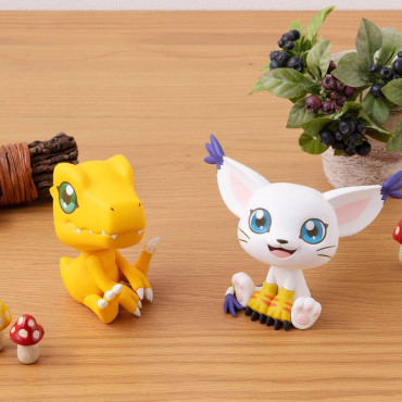 Gatomon & Agumon Digimon Adventure Look Up Figuras de Edição Limitada