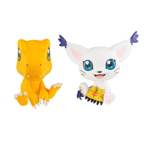 Gatomon & Agumon Digimon Adventure Look Up Figuras de Edição Limitada