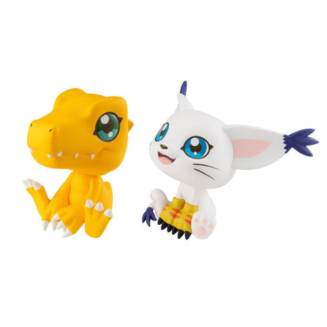 Gatomon & Agumon Digimon Adventure Look Up Figuras de Edição Limitada