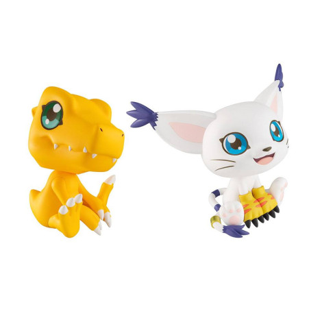 Gatomon & Agumon Digimon Adventure Look Up Figuras de Edição Limitada