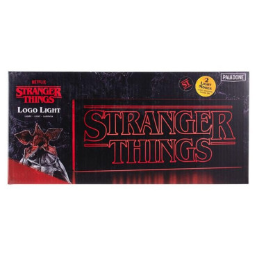 Lâmpada Stranger Things Logotipo