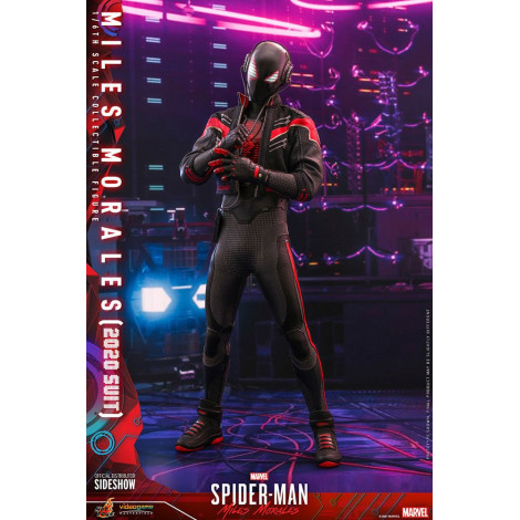 Figura Hot Toys Miles Morales 1/6 Marvel's Spider-Man Miles Morales (fato 2020)