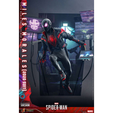 Figura Hot Toys Miles Morales 1/6 Marvel's Spider-Man Miles Morales (fato 2020)