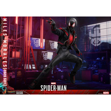 Figura Hot Toys Miles Morales 1/6 Marvel's Spider-Man Miles Morales (fato 2020)