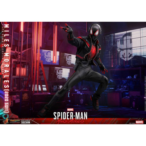 Figura Hot Toys Miles Morales 1/6 Marvel's Spider-Man Miles Morales (fato 2020)