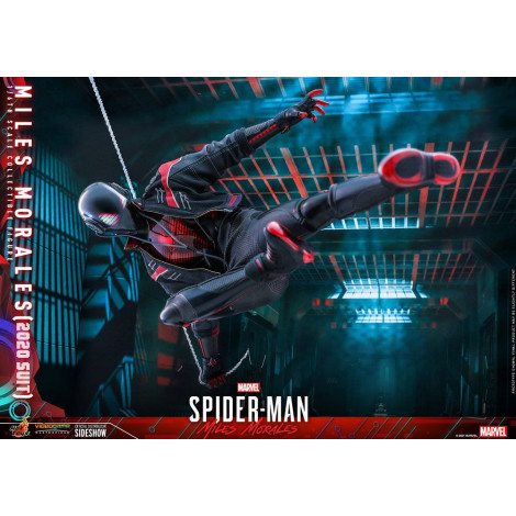 Figura Hot Toys Miles Morales 1/6 Marvel's Spider-Man Miles Morales (fato 2020)