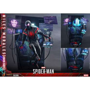 Figura Hot Toys Miles Morales 1/6 Marvel's Spider-Man Miles Morales (fato 2020)