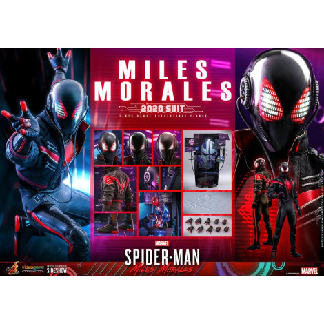 Figura Hot Toys Miles Morales 1/6 Marvel's Spider-Man Miles Morales (fato 2020)