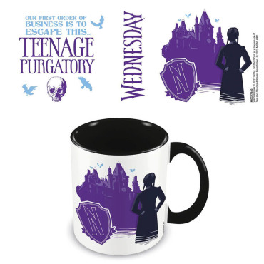 Caneca para adolescentes Wednesday Purgatory