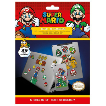 PYR - Vinilos decorativos Super Mario Variados