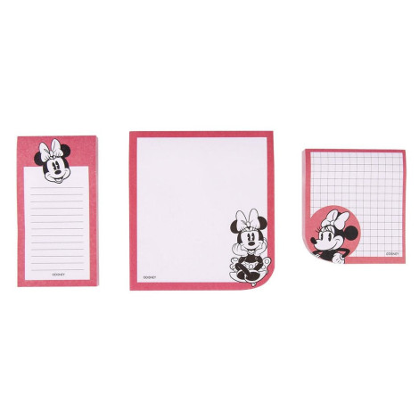 Conjunto de notas adesivas da Minnie Mouse Disney