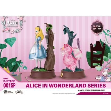 Alice e Cheshire D-Stage Disney Figures