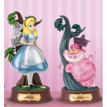 Alice e Cheshire D-Stage Disney Figures