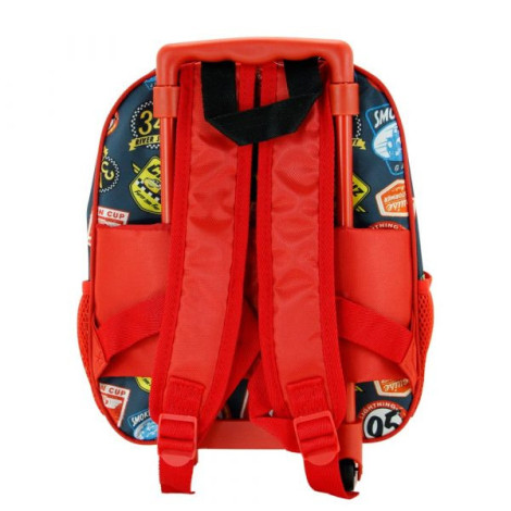 Mochila con ruedas infantil Cars 3 Roja