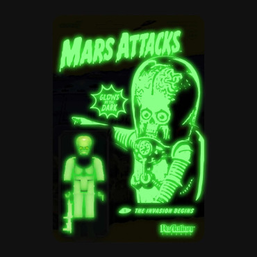 Figura Mars Attacks Marciano Brilla En Oscuridad