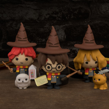 Minifigura de borracha surpresa Harry Potter