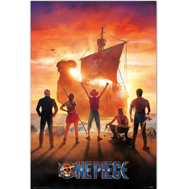 Cartaz One Piece Piratas do Chapéu de Palha da Netflix