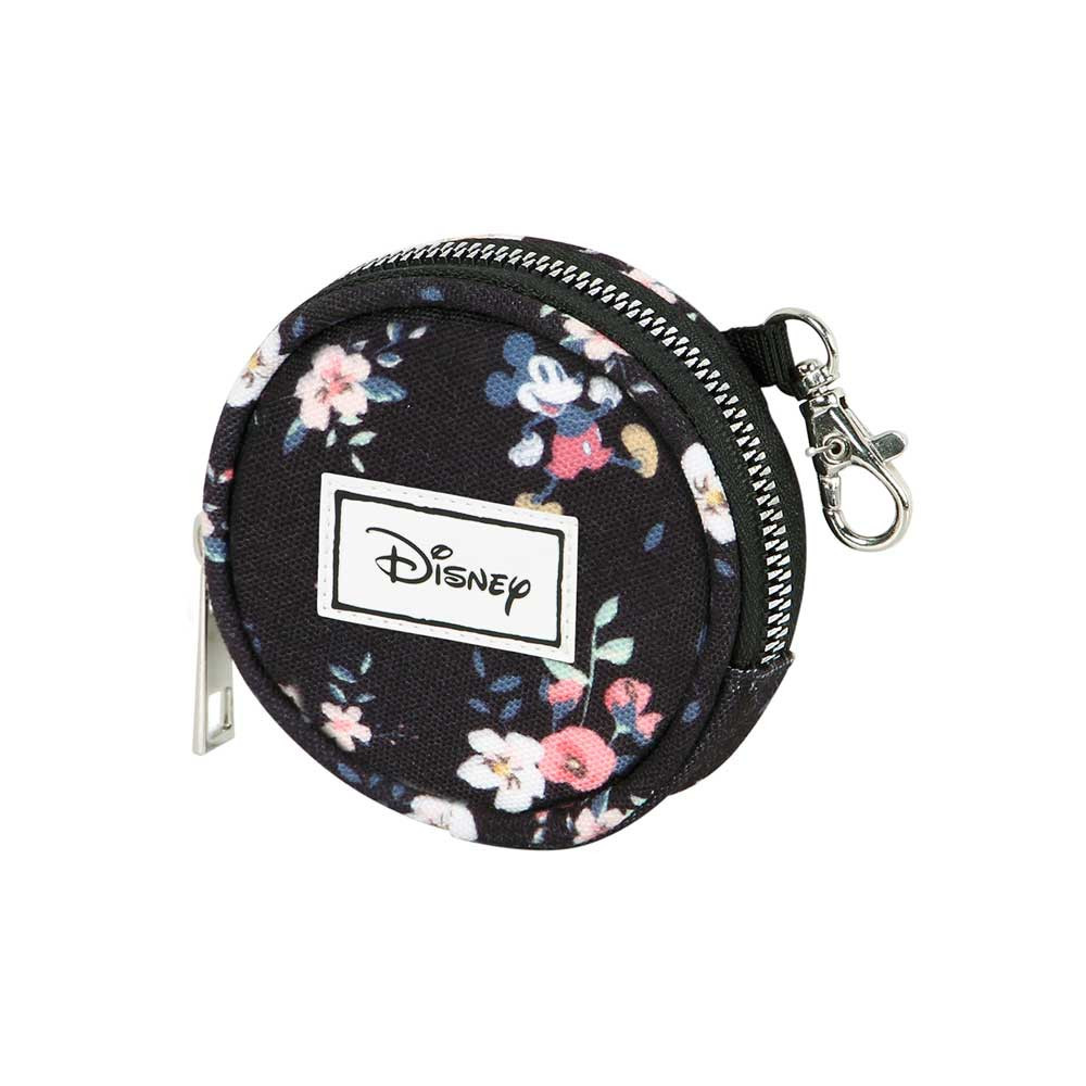 Bolsa carteira Mickey Mouse floral