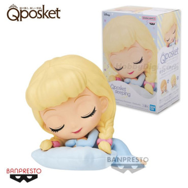 QPosket Cinderela Adormecida Figura Disney