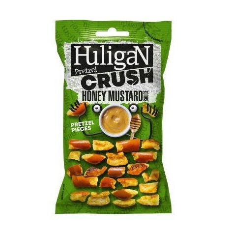 Snack de Pretzle Huligan Crush Miel Mostaza 65gr