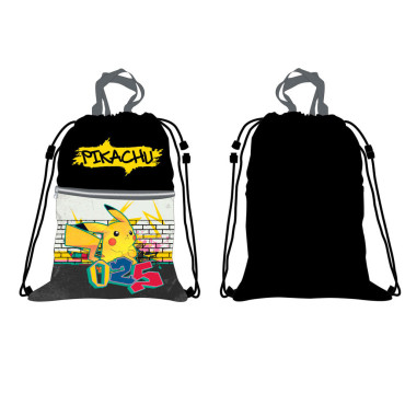 Mochila Saco Pokémon Pikachu 025